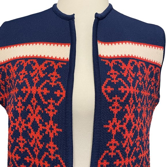 ILGWU Vintage Open Sweater Vest - Picture 2 of 4